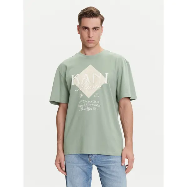 Karl Kani Karl Kani T-shirt PD00005357 Zelena Relaxed Fit