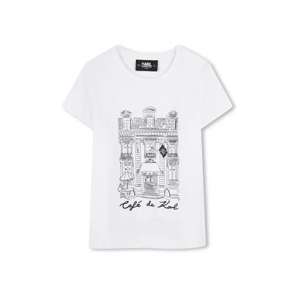 Karl Lagerfeld Kids Karl Lagerfeld Kids T-shirt Z30494 D Bijela Regular Fit