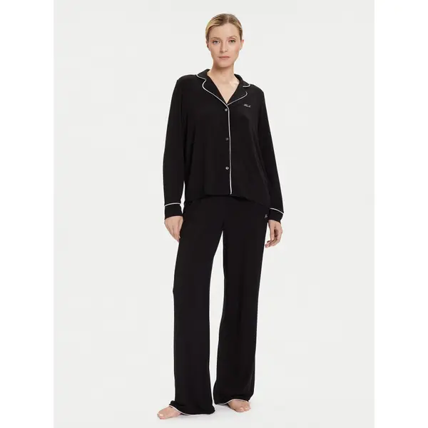 Karl Lagerfeld KARL LAGERFELD Pidžama A4W45004 Crna Relaxed Fit