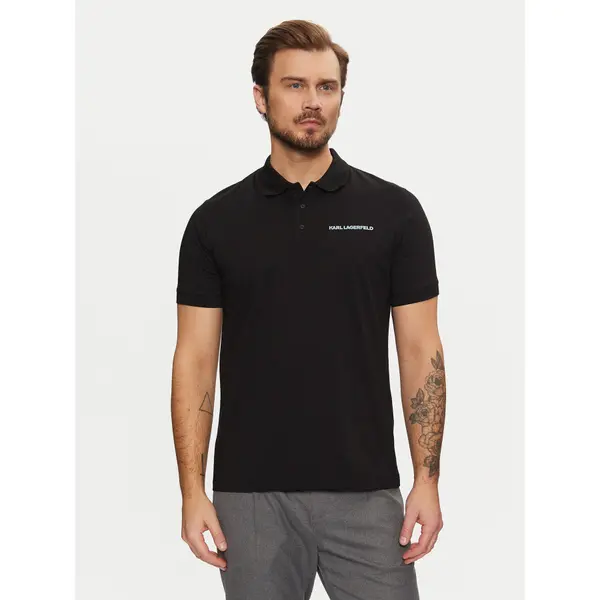 Karl Lagerfeld KARL LAGERFELD Polo 745094 551225 Crna Regular Fit