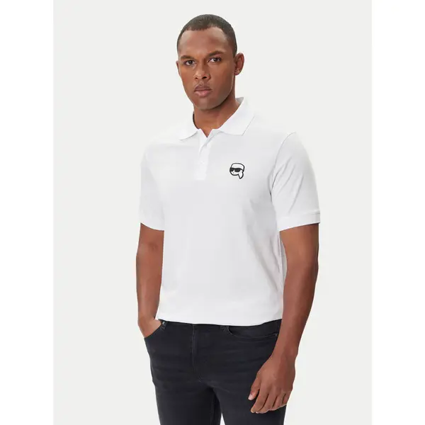 Karl Lagerfeld KARL LAGERFELD Polo 745710 500224 Bijela Regular Fit