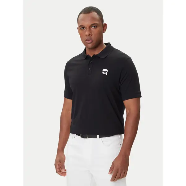 Karl Lagerfeld KARL LAGERFELD Polo 745710 500224 Crna Regular Fit