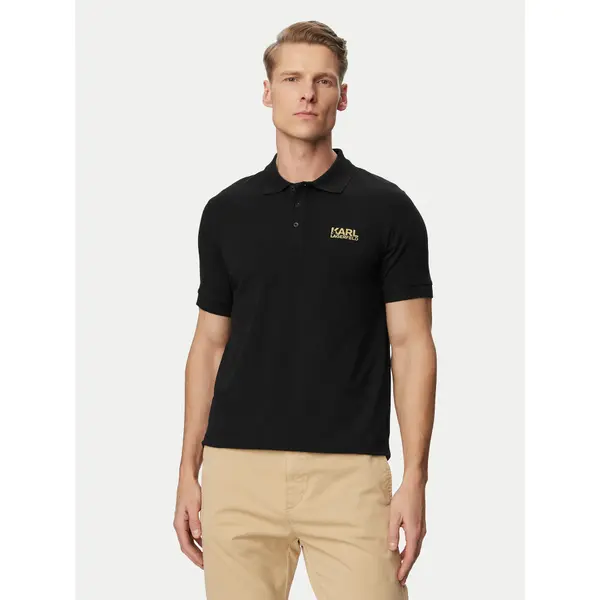 Karl Lagerfeld KARL LAGERFELD Polo 745780 500235 Crna Regular Fit