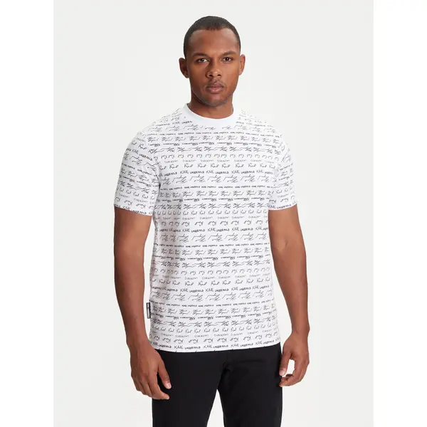 Karl Lagerfeld KARL LAGERFELD T-shirt 755040 553225 Bijela Regular Fit