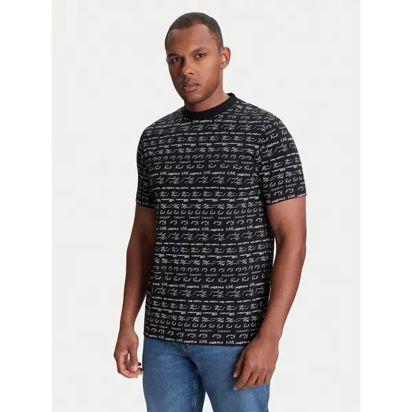 Karl Lagerfeld KARL LAGERFELD T-shirt 755040 553225 Crna Regular Fit