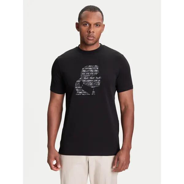 Karl Lagerfeld KARL LAGERFELD T-shirt 755042 553235 Crna Regular Fit