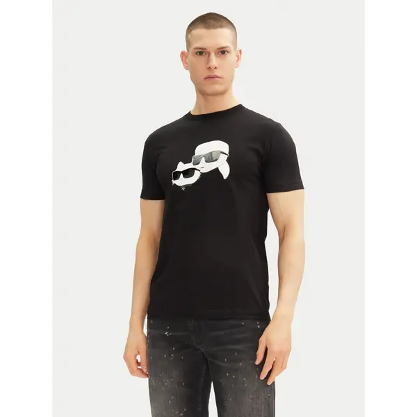 Karl Lagerfeld KARL LAGERFELD T-shirt 755061 552241 Crna Regular Fit