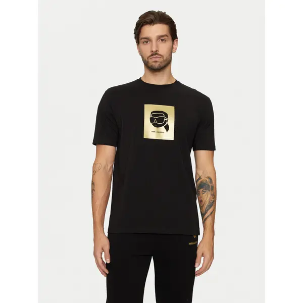 Karl Lagerfeld KARL LAGERFELD T-shirt 755460 551235 Crna Regular Fit