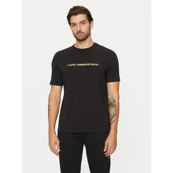 Karl Lagerfeld KARL LAGERFELD T-shirt 755462 551235 Crna Regular Fit