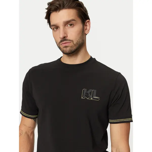 Karl Lagerfeld KARL LAGERFELD T-shirt 755463 551235 Crna Regular Fit