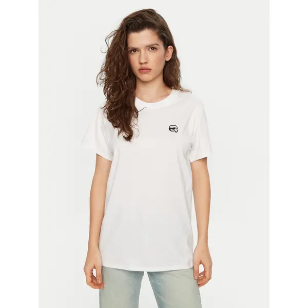 Karl Lagerfeld KARL LAGERFELD T-shirt A1W17025 Bijela Relaxed Fit