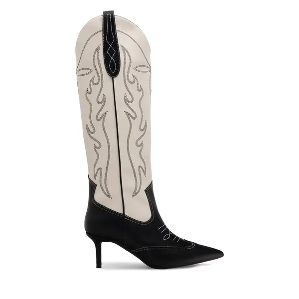 Nine West Kaubojske čizme Nine West ZARIYA 909001 Crna