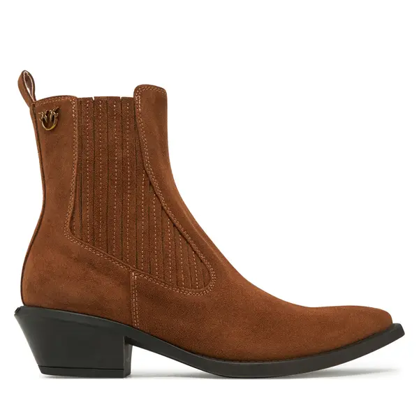 pinko Kaubojske čizme PINKO Tex 14 SD0345P002 Smeđa