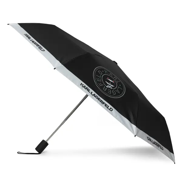 Karl Lagerfeld Kišobran KARL LAGERFELD Ikon B2W50065 Crna