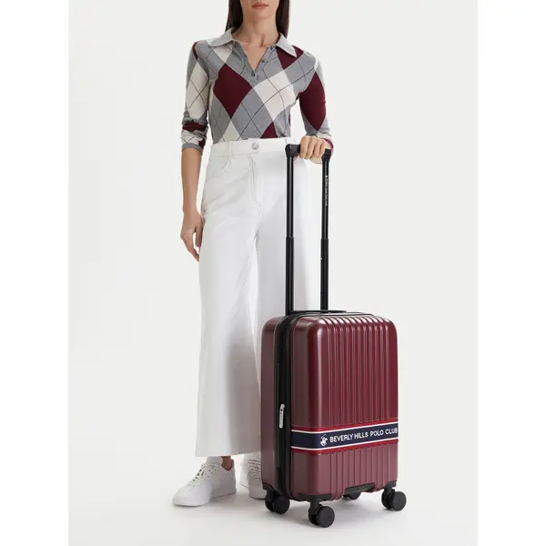 Beverly Hills Polo Club Kofer za kabinu Beverly Hills Polo Club CEO-BHPC-S-007-08-BURGUNDY Tamnocrvena