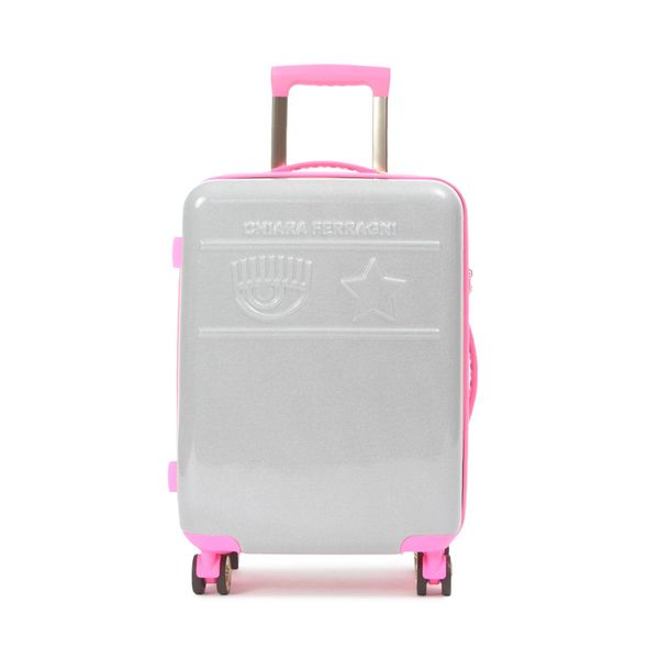Chiara Ferragni Kofer za kabinu Chiara Ferragni 74SB0LX1 Argento