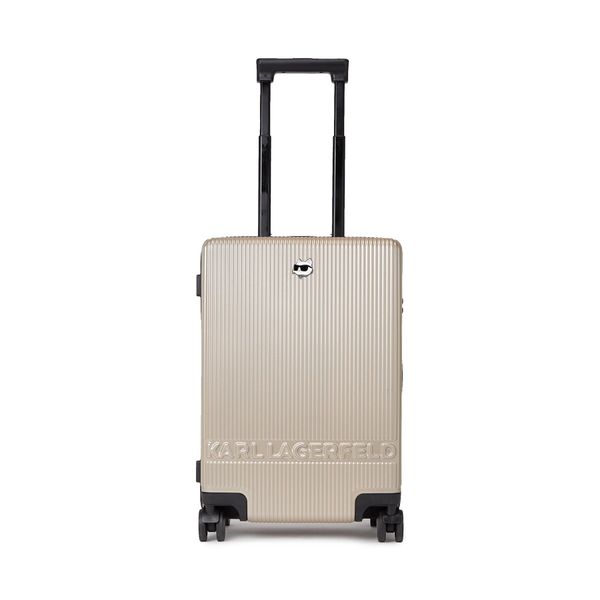 KARL LAGERFELD Kofer za kabinu KARL LAGERFELD 240W3073 Champagne