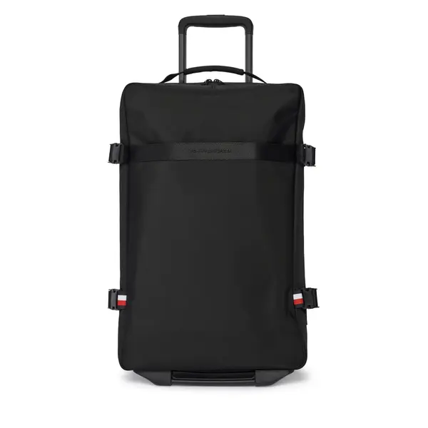 Tommy Hilfiger Kofer za kabinu Tommy Hilfiger Th Nylon Travel Soft AM0AM13474 Crna