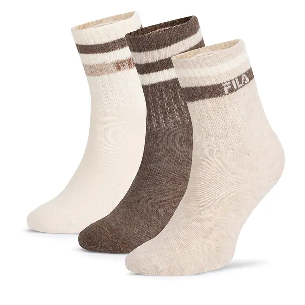 Fila Kratke čarape Fila F8207-AW24 (3-pack) Écru