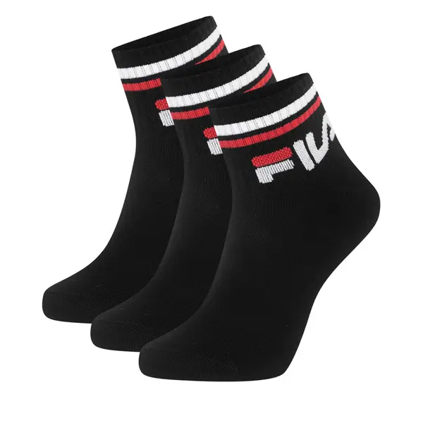 Fila Kratke čarape Fila F9398-AW24 (3-pack) Crna