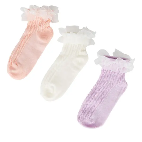 Jenny Kratke čarape JENNY 7KB-004-SS25 (3-pack) Ružičasta