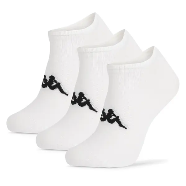 Kappa Kratke čarape Kappa Z4441 AW24 (3-PACK) Bijela