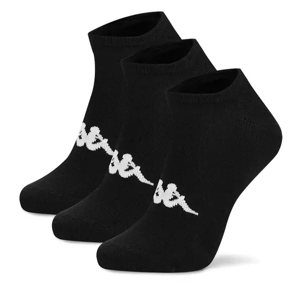 Kappa Kratke čarape Kappa Z4441 AW24 (3-PACK) Crna