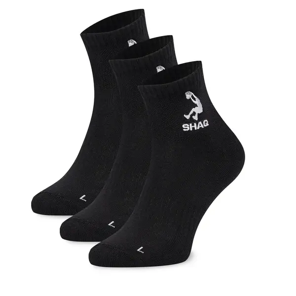 SHAQ Kratke čarape Shaq AS_SHQ_H_001Z_SS25 (3-PACK) Crna