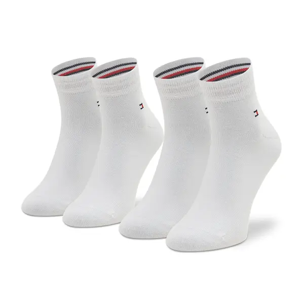 Tommy Hilfiger Kratke čarape Tommy Hilfiger 342025001 Bijela