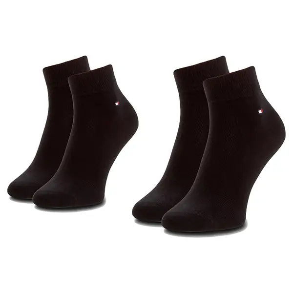 Tommy Hilfiger Kratke čarape Tommy Hilfiger 342025001 Crna