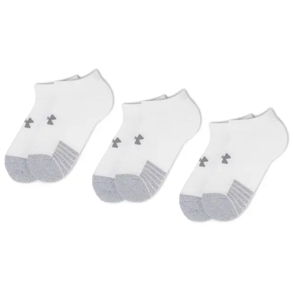 Under Armour Kratke čarape Under Armour Heatgear No Show Sock 1346755-100 Bijela