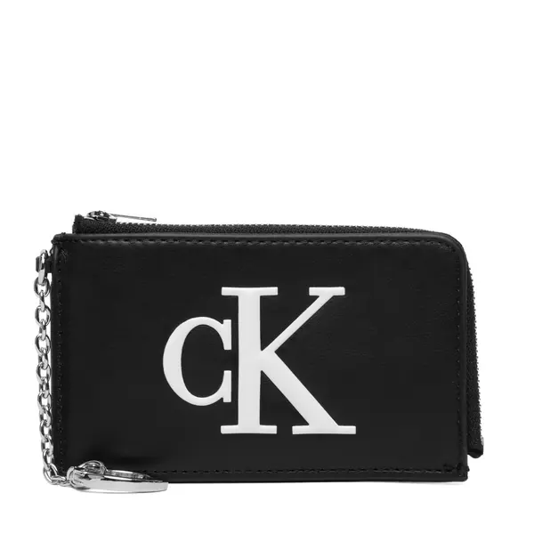 Calvin Klein Kutija za ključeve Calvin Klein Bold Ck L Zip Cardcase LV04F1280G Crna
