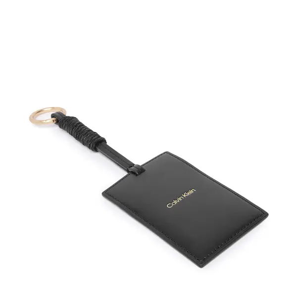 Calvin Klein Kutija za ključeve Calvin Klein Foil Logo Lacing Cardcase Charm LV04F1259G Crna
