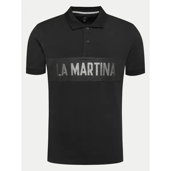 LA MARTINA La Martina Polo YMP310 JS324 Crna Regular Fit