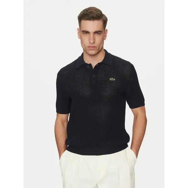 Lacoste Lacoste Džemper AH9724 Tamnoplava Regular Fit