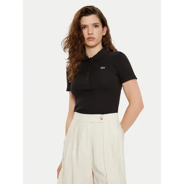 Lacoste Lacoste Polo DF5377 Crna Slim Fit