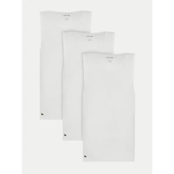 Lacoste Lacoste Set potkošulja bez rukava﻿ TH9009 Bijela Regular Fit