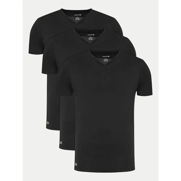 Lacoste Lacoste Set t-shirt majica﻿ TH9008 Crna Slim Fit