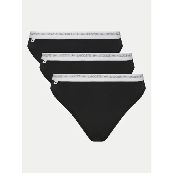 Lacoste Lacoste Set tanga gaćica﻿ 8F1341 Crna