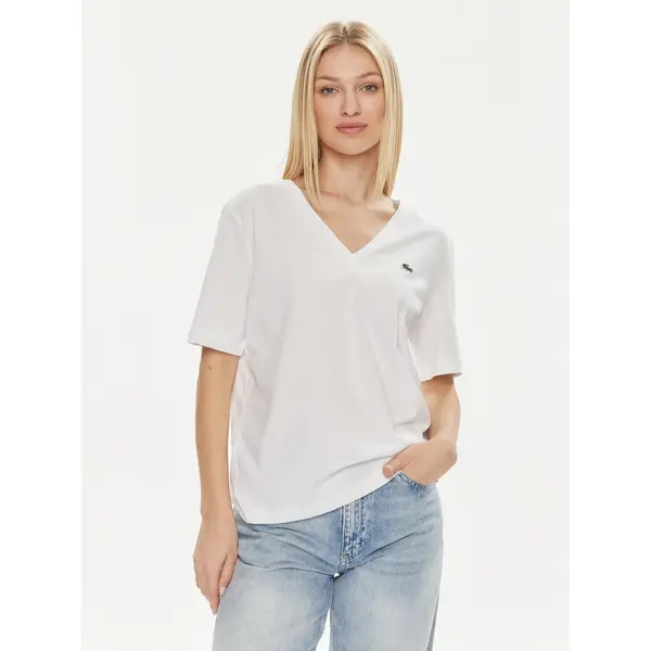 Lacoste Lacoste T-shirt TF7300 Bijela Regular Fit