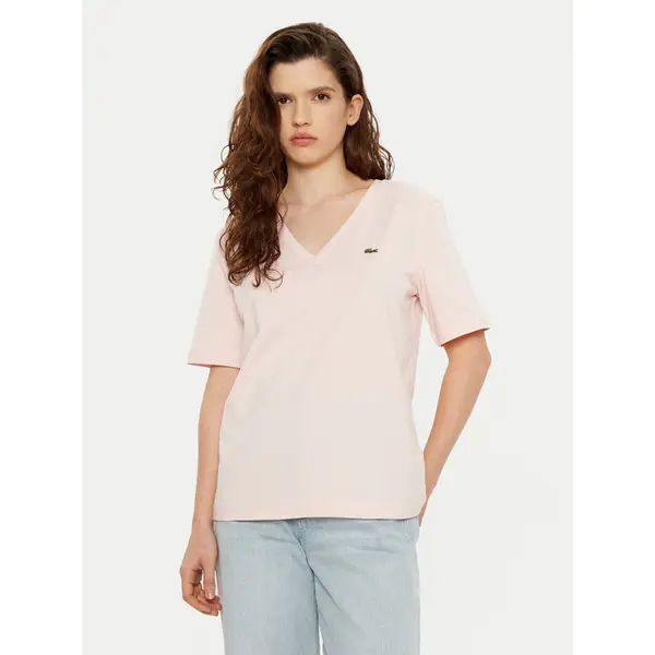 Lacoste Lacoste T-shirt TF7300 Ružičasta Regular Fit