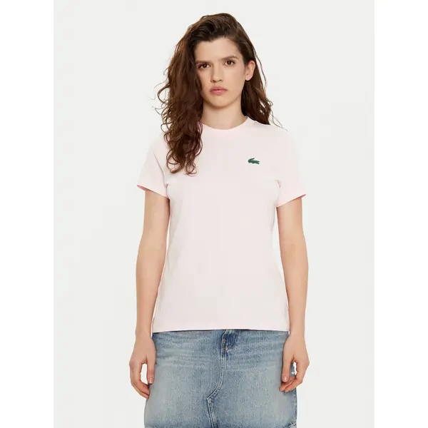 Lacoste Lacoste T-shirt TF9246 Ružičasta Slim Fit