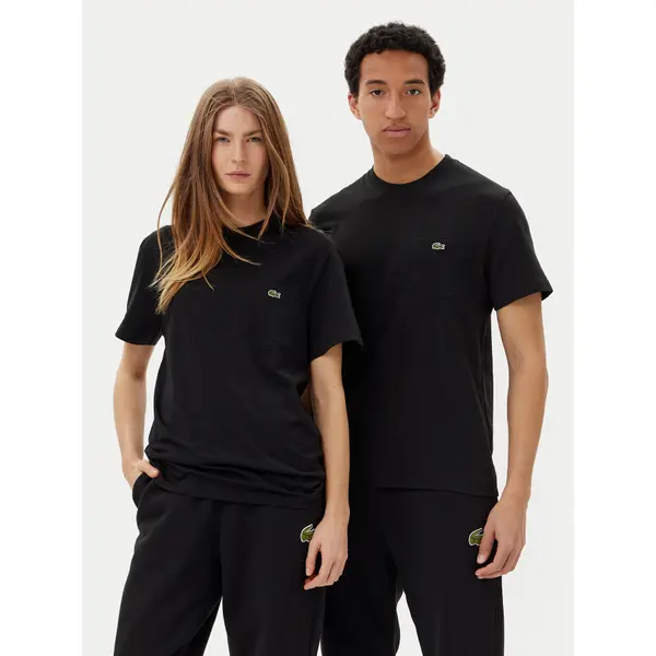 Lacoste Lacoste T-shirt TH2827 Crna Regular Fit