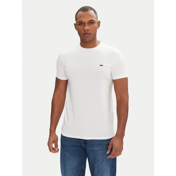Lacoste Lacoste T-shirt TH6709 Bijela Regular Fit