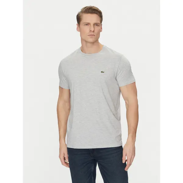 Lacoste Lacoste T-shirt TH6709 Siva Regular Fit
