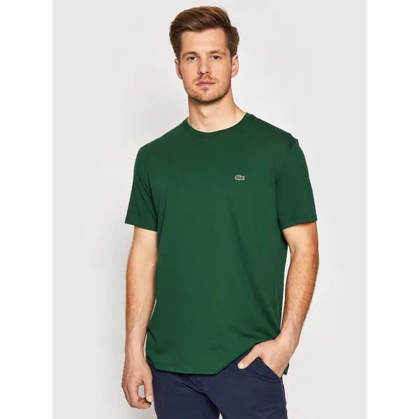Lacoste Lacoste T-shirt TH6709 Zelena Regular Fit