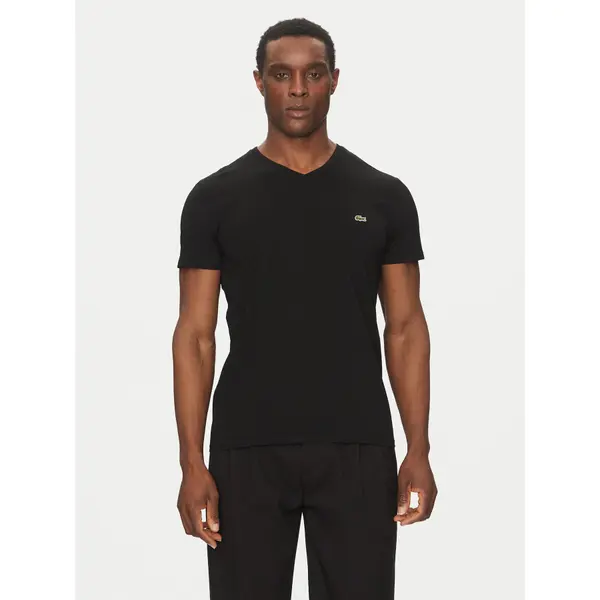 Lacoste Lacoste T-shirt TH6710 Crna Regular Fit