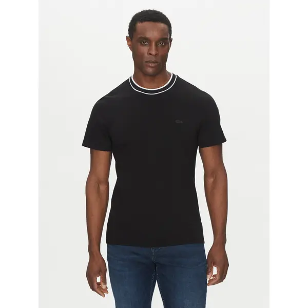 Lacoste Lacoste T-shirt TH8174 Crna Regular Fit