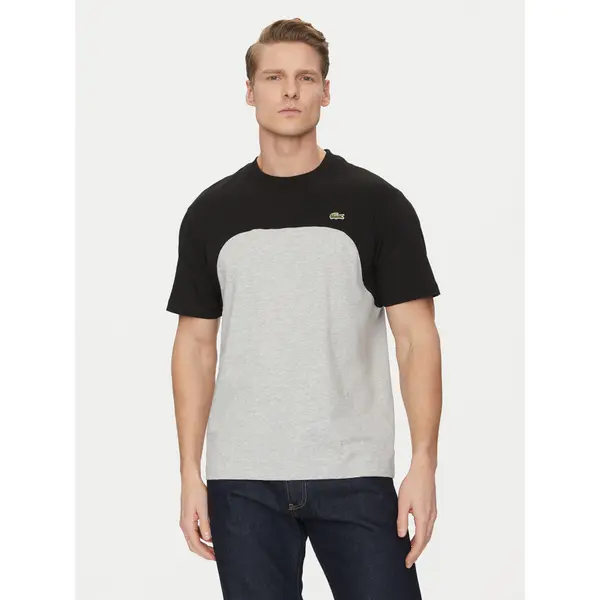 Lacoste Lacoste T-shirt TH9551 Siva Classic Fit