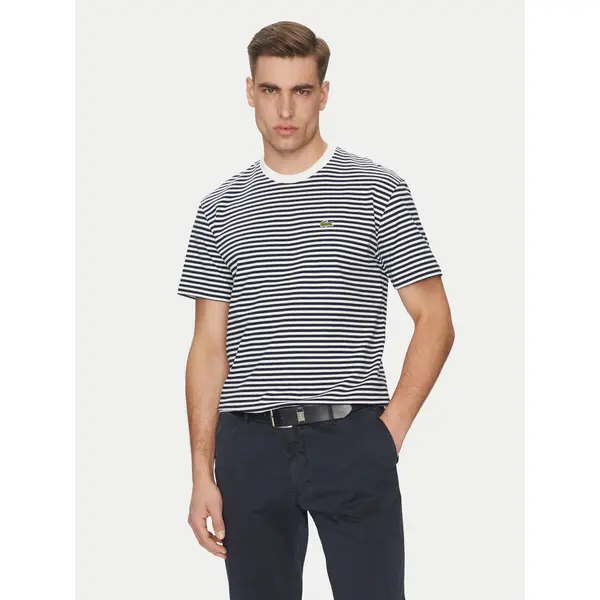 Lacoste Lacoste T-shirt TH9749 Tamnoplava Regular Fit